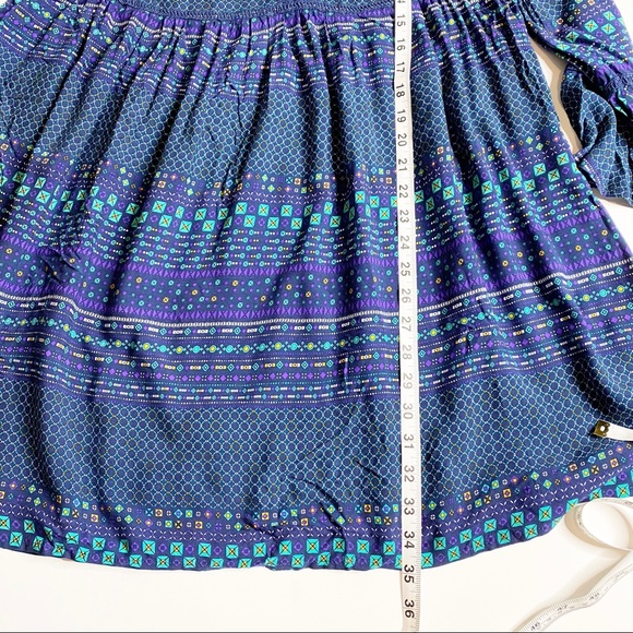 Wild Blue L Sadie Robertson Boho Dress - Picture 10 of 12